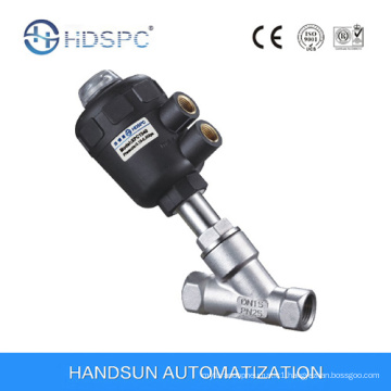 Pneumatic Control Plastic Actuator Angle Seat Valve